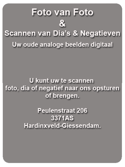 Scan kleinbeeld dia of negatief